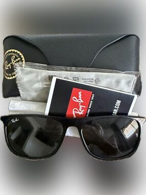 Ray-Ban Black Sunglasses with Black Lenses